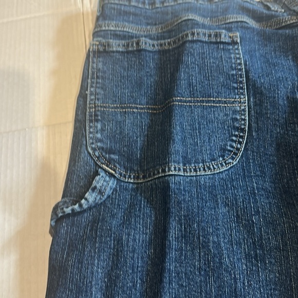 Dickies genuine Men's Blue denim Jeans zipper &  multiple pockets side tab 44x32 - Picture 9 of 12